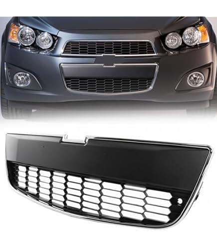 thumbnail image 2 of Black Wire Mesh Insert APS For 2011-2014 Chevy Cruze LT/LTZ Bumper Stainless Chrome Mesh Chevy Logo For Front Grill 2 of 13