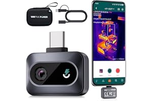 Thermal Camera for Android, TS1 Thermal Imaging Camera, 512x384 Super Resolution, 25Hz, -20℃~550℃ Range No Battery Thermal Im