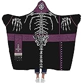Ghost Papa V Wearable Robe Blanket, Officially Licensed Merchandise | Hooded Fleece Lounge Blanket, Soft Wearable Throw, Home Comfort, Gift for Ghost Fans