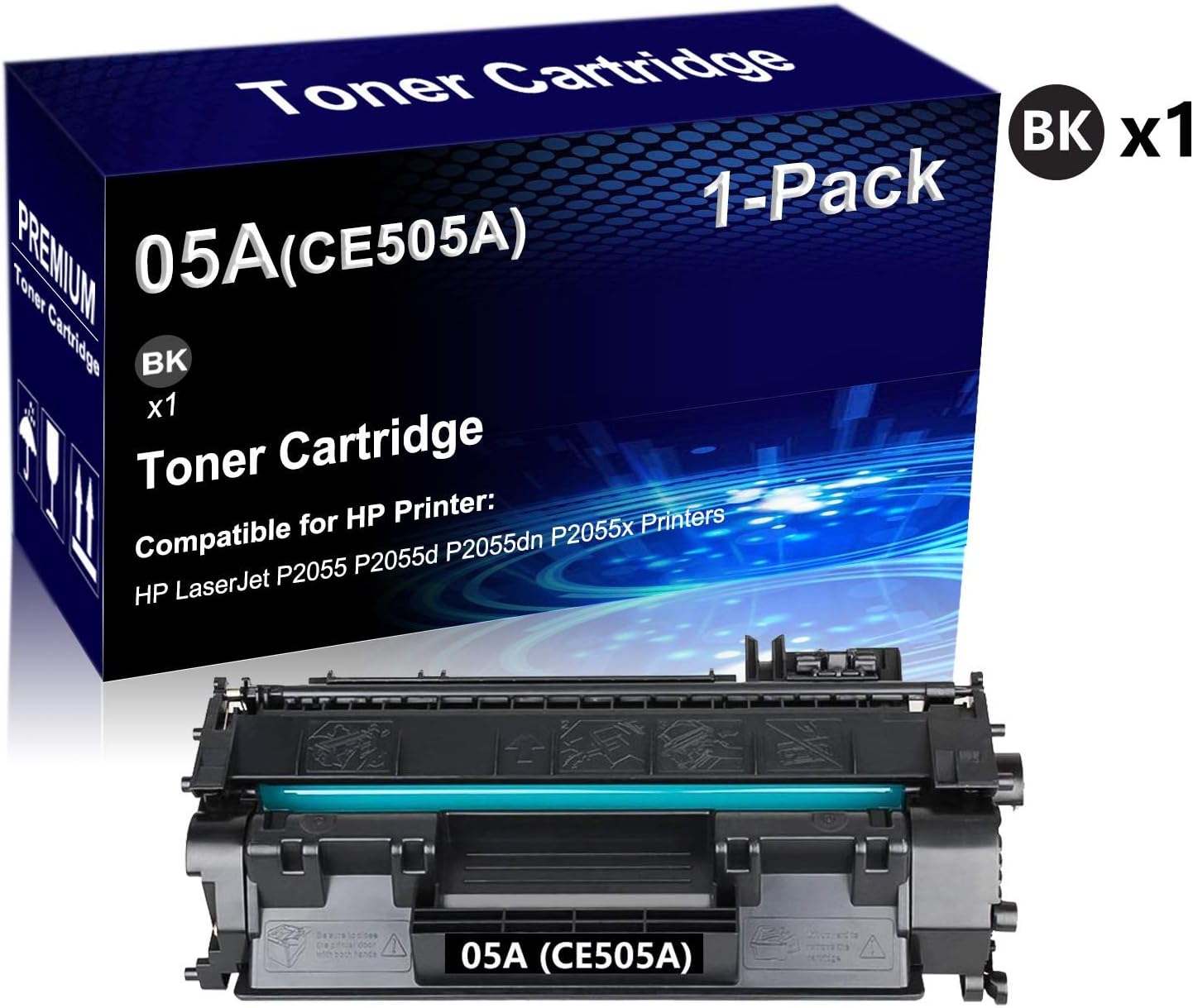 1Pack Compatible Laser Printer Toner Cartridge High Yield