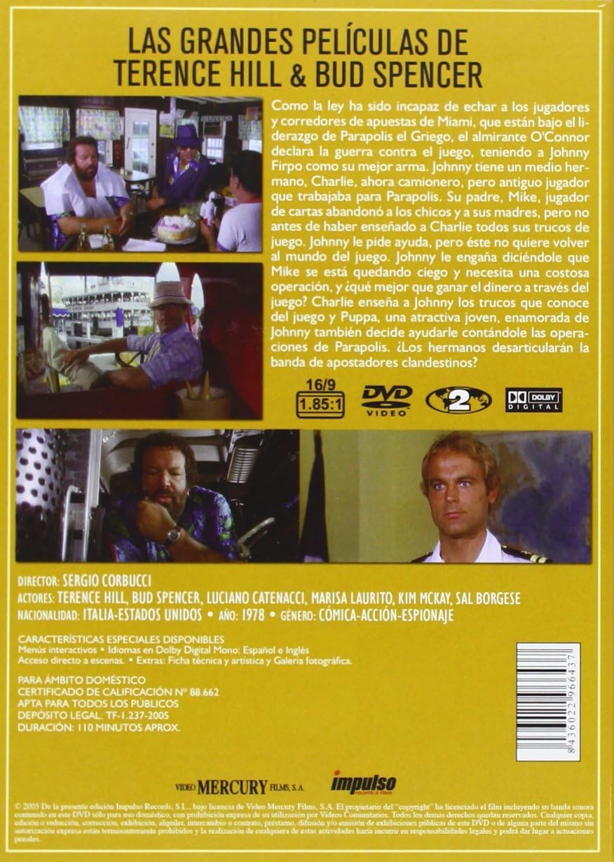Par Impar Import Dvd 2014 Terence Hill Bud Spencer Sergio