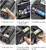Taylor & Brown Black Portable Camping Stove EN417 with Case 4 Butane Gas view 6