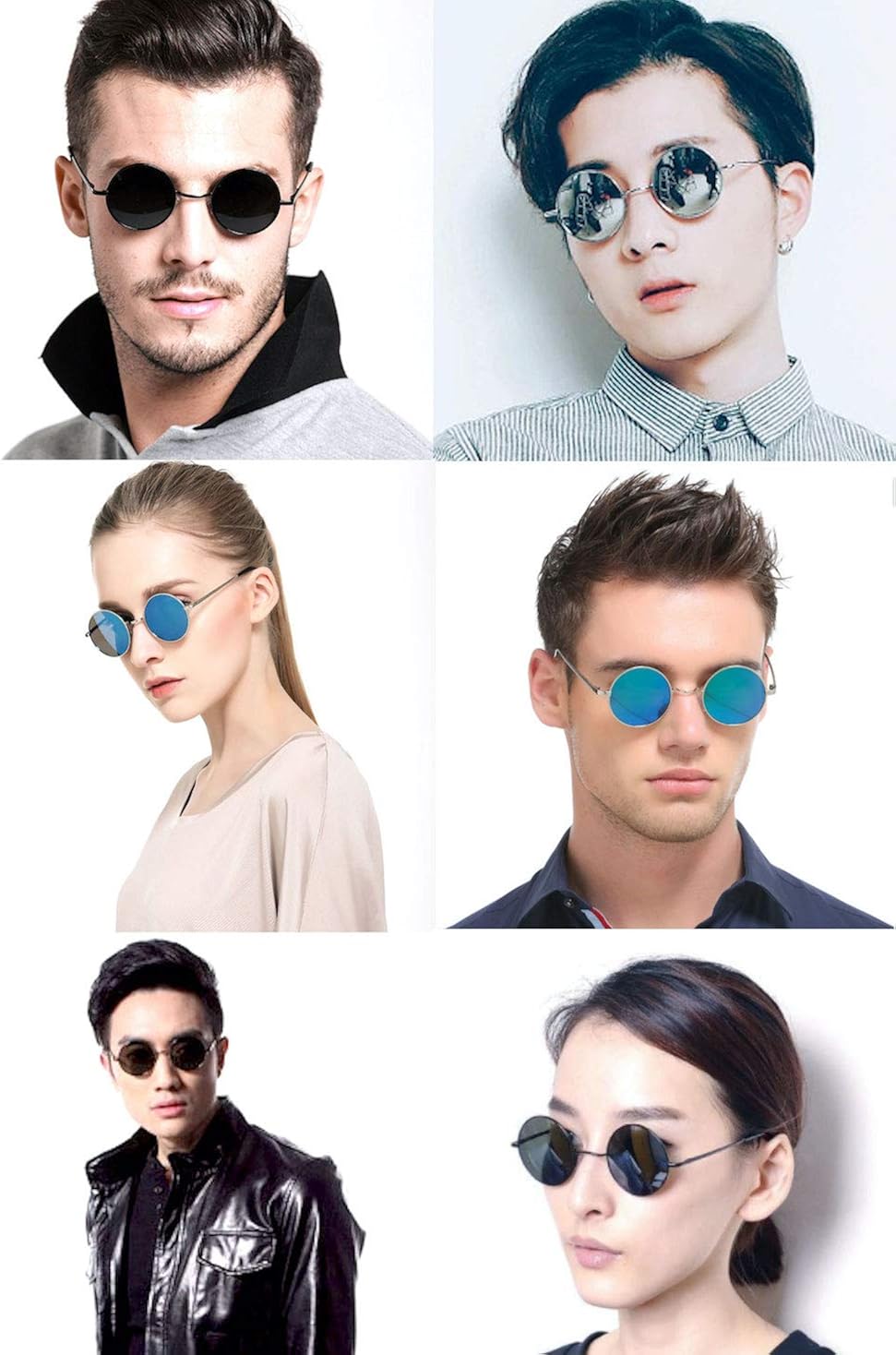 Amazon 丸サングラス クラシックデザイン 丸型 サングラス ラウンド型 ファッション丸メガネ Uvカット 軽量 メンズ 福岡発のアイウェアブランド Freese イエロー 透明レンズ サングラス 通販