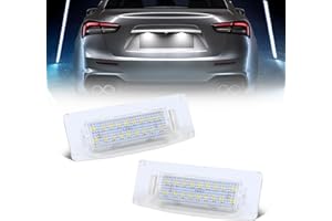 OPP ULITE LED License Plate Light for 2014-2020 Maserati Ghibli M157, 36-LED Cool White 6000K Plug & Play Lights, 2PC Pack