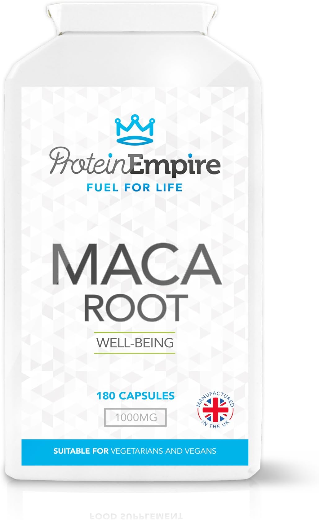 Protein Empire Maca Root 1,000mg | Premium High Strength Extract Tablets – 180 Capsules