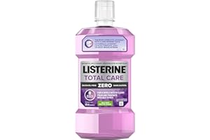 Listerine Alcohol-Free Fluoride Mouthwash, Total Care Zero, 8 Benefit Oral Rinse to Kill Germs that Cause Bad Breath, Plaque 
