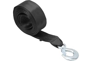 Saluaqui Boat Wench Strap Trailer Chaloupe 6M High Strength Polyester Trailer Belt for Marine Use Duty Winch Change Tape with