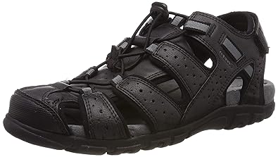 Geox Herren Uomo Strada B Geschlossene Sandalen