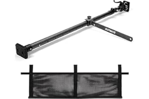 OUTIMATE Cargo Bar for Pickup Truck Bed Expands from 40 to 70 in with 200 LB Bearing Capacity, Comes with 1 Cargo Net Organiz