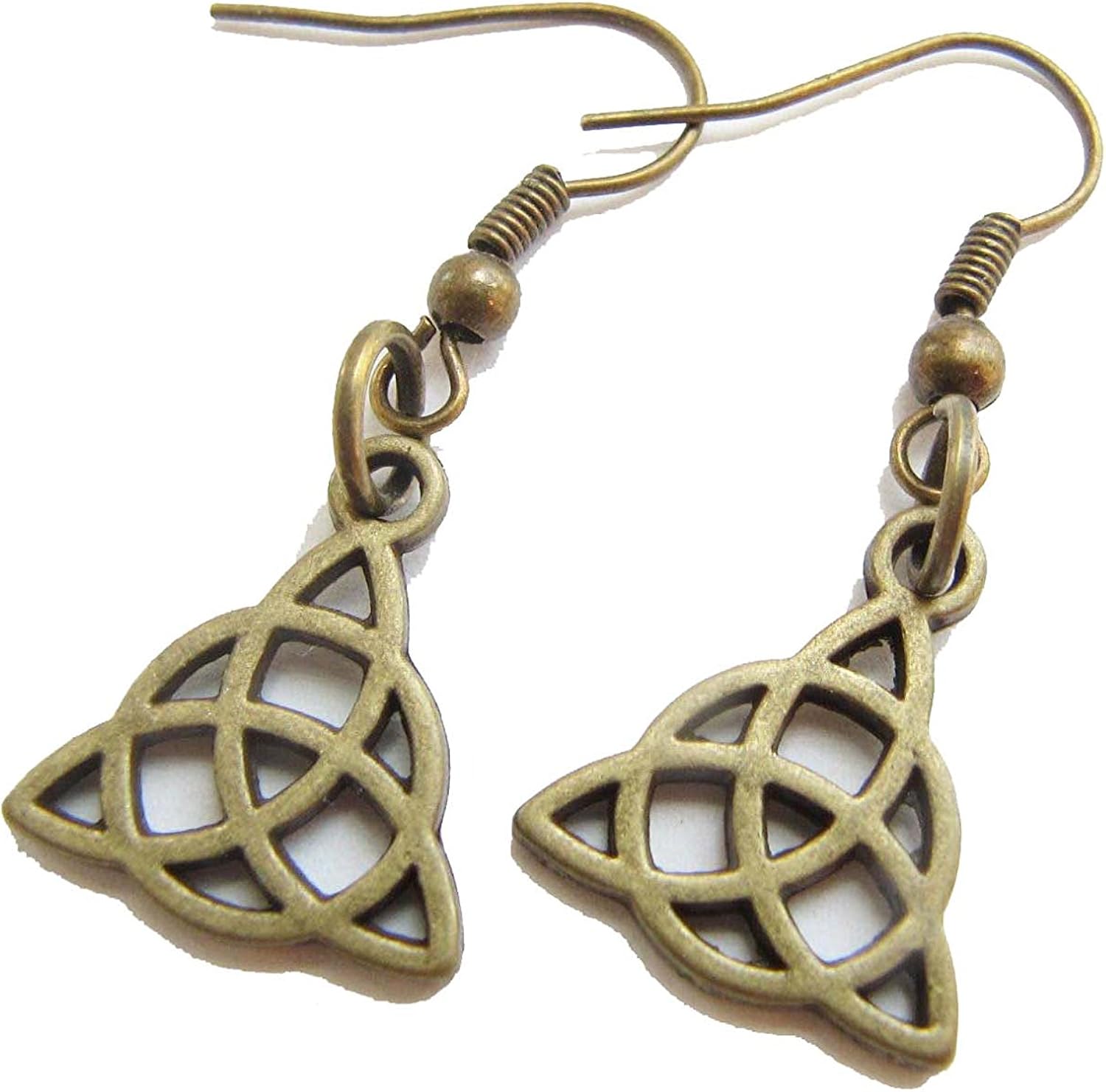 Ancient Bronze Celtic Knot Earrings,celtic Earrings,celtic Jewlery