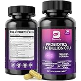 B BEWORTHS Akkermansia Probiotics with Berberine for Women & Men, for Digestive, Gut, Immune Health, Enhances Gut Digestive Lining Function, 60 Capsules