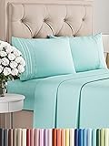 Queen Size 4 Piece Sheet Set - Comfy Breathable