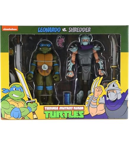 Amazon.com: NECA Teenage Mutant Ninja Turtles Leonardo vs