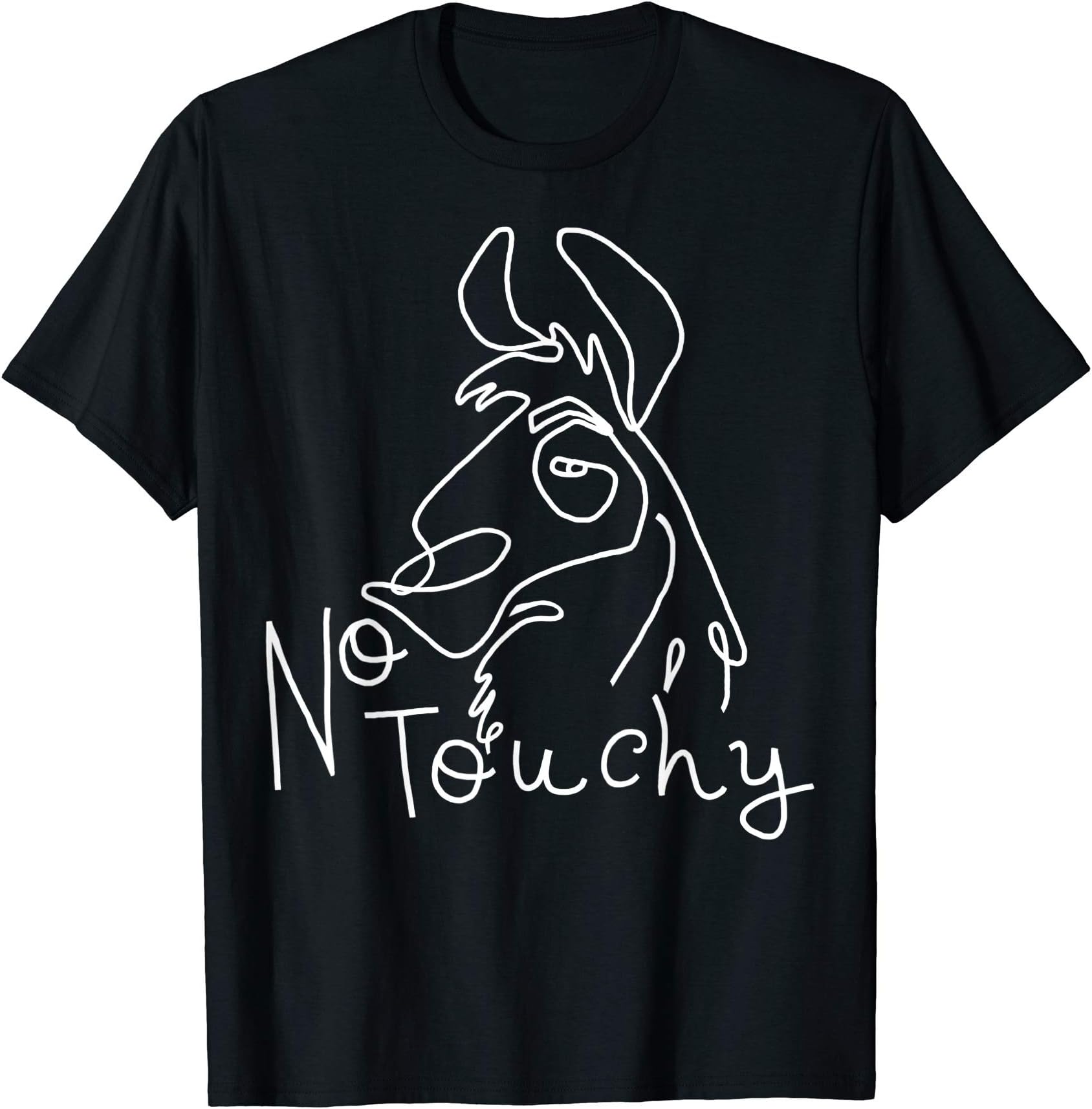 DisneyEmperor's New Groove Kuzco The Llama No Touchy T-ShirtOEKO-TEX STANDARD 100