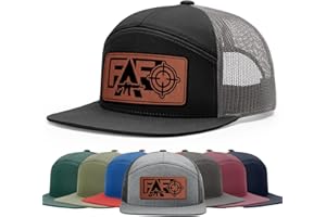 FAFO, Fuck Around And Find Out Hat, 168 Style Trucker Leather Patch Hat for Men And Women Breathable Hat, Snapback Adjustable