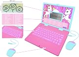 Lexibook Unicorn Educational Laptop French English 124 Activities Pink view 7