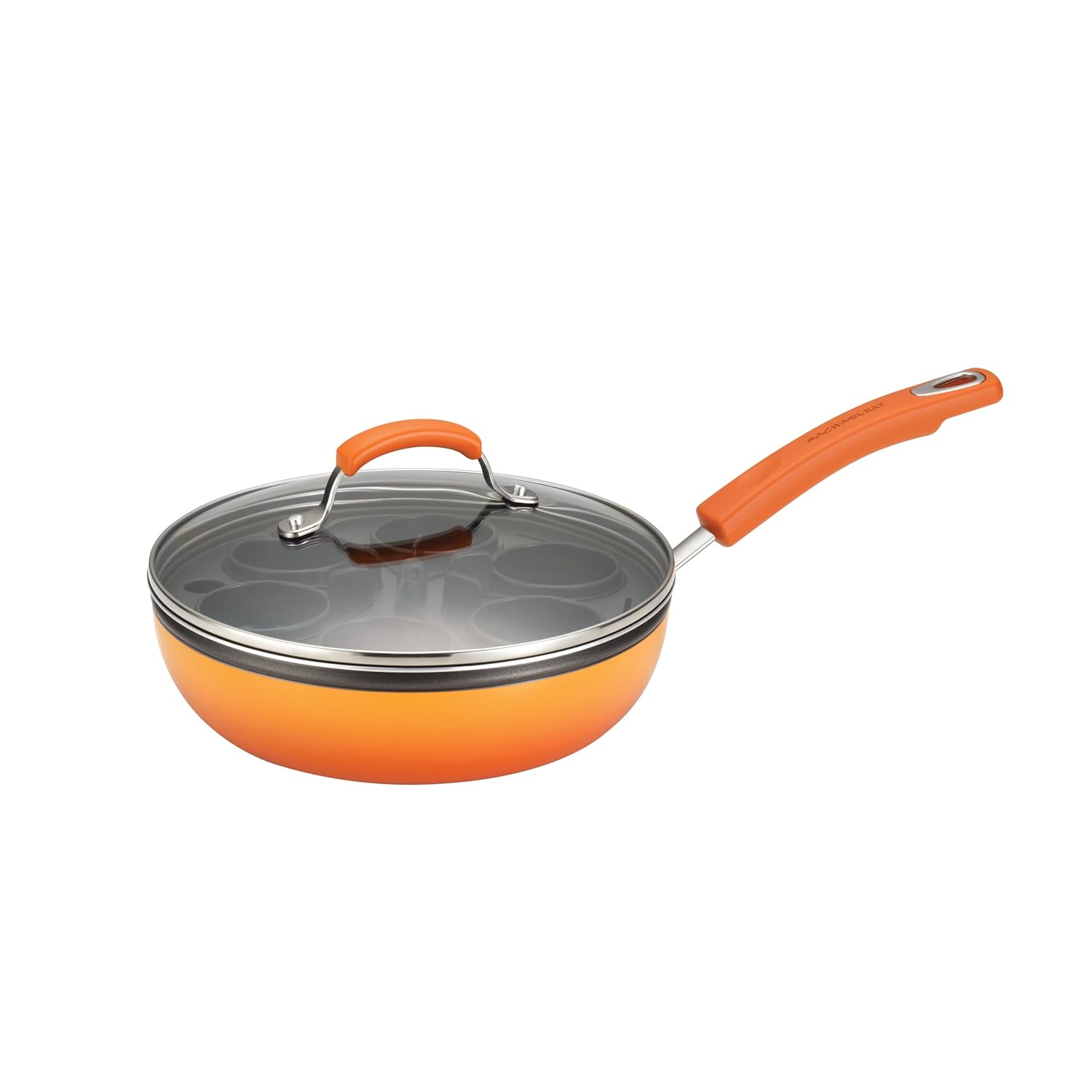 Rachael Ray Porcelain Enamel II Nonstick 91/2Inch Egg Poacher Plus