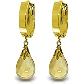 Galaxy Gold GG 6 Carat 14k Solid Gold Jordana Citrine Earrings