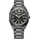 Citizen Men's Eco-Drive Sport Casual Odyn Watch, Stainless Steel Watch, 3 Hand, Date