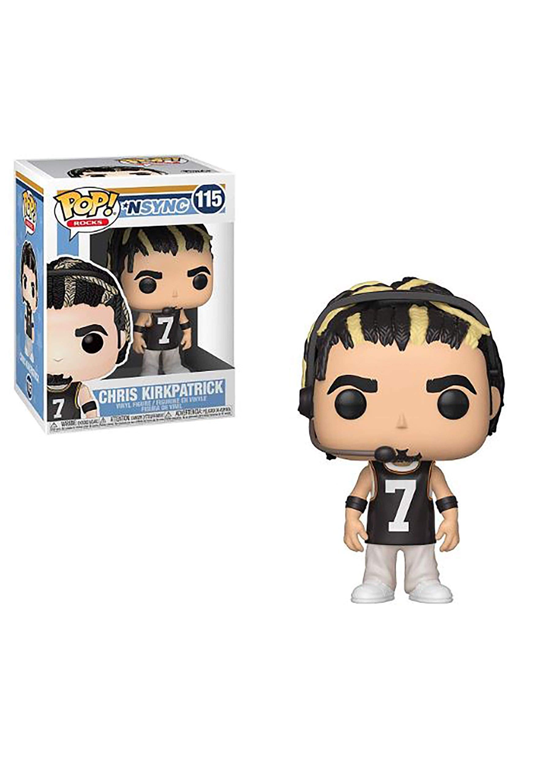 Funko 34546 POP Rocks: NSYNC-Chris Kirkpatrick Collectible Figure, Multicolor