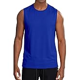 Zengjo Sleeveless Workout Shirts for Men Moisture Wicking,Athletic Running Tank Top Quick Dry Gym Tanks