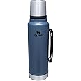 Stanley Classic Legendary Vacuum Bottle 1.5 qt | Wide Mouth with Leakproof Cup Lid | Keep Drinks Hot or Cold | Packable for Travel | Insulated Stainless Steel Thermos | BPA-Free | Hammertone Lake