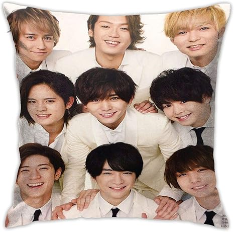 Amazon Hey Say Jump かわいい枕カバーとスタイリッシュなインテリア枕カバー背もたれソファ車抗菌消臭洗える高品質 45x45cm 枕カバー ピローケース オンライン通販