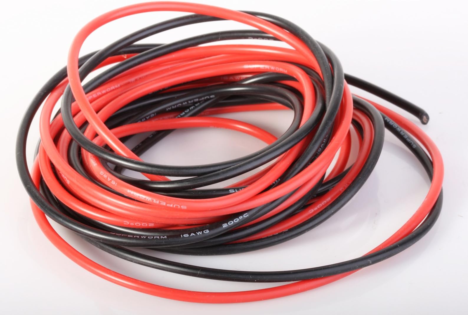 SUPERWORM Super Flexible Ultra Efficient Copper Wire by ACER Racing (16 AWG 50 ft)