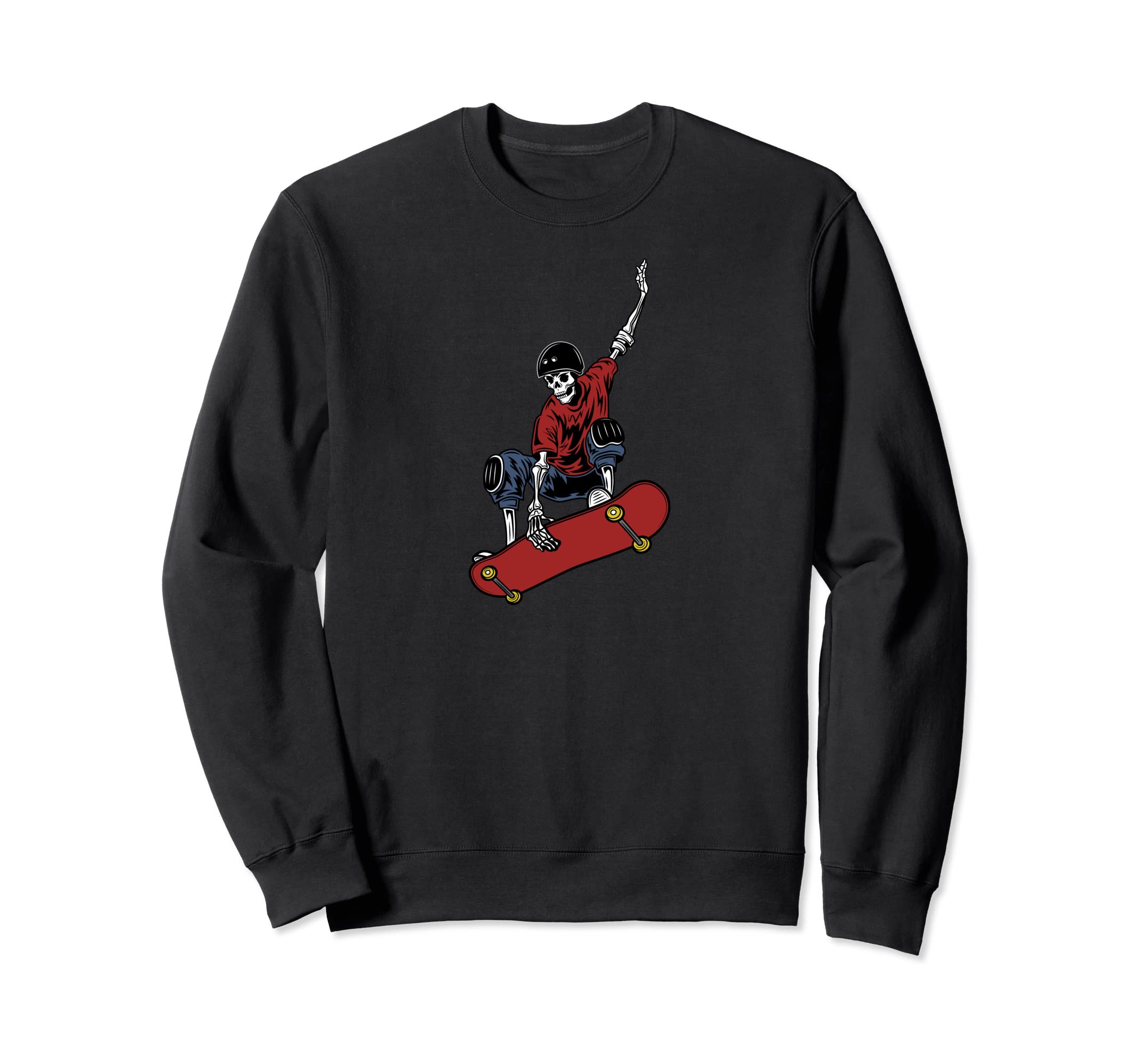 Skateboard Skateboarder - Skateboarding Skater Skeleton Sweatshirt