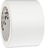 3M General Purpose Vinyl Tape 764 White, 3 in x 36 yd 5.0 mil (Pack of 1)