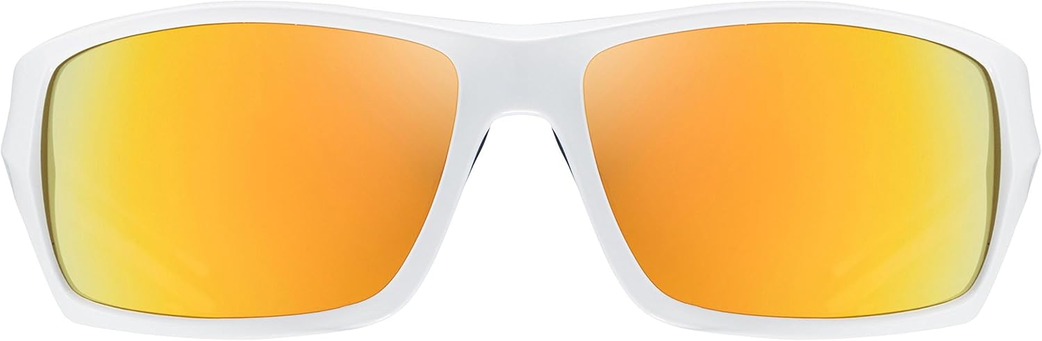 uvex Sportstyle 222 Pola - Sports Sunglasses for Men and Women - Polarized Lenses - Comfortable & Non-Slip - White/Yellow - One Size - Image 3