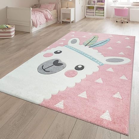 llama rug nursery