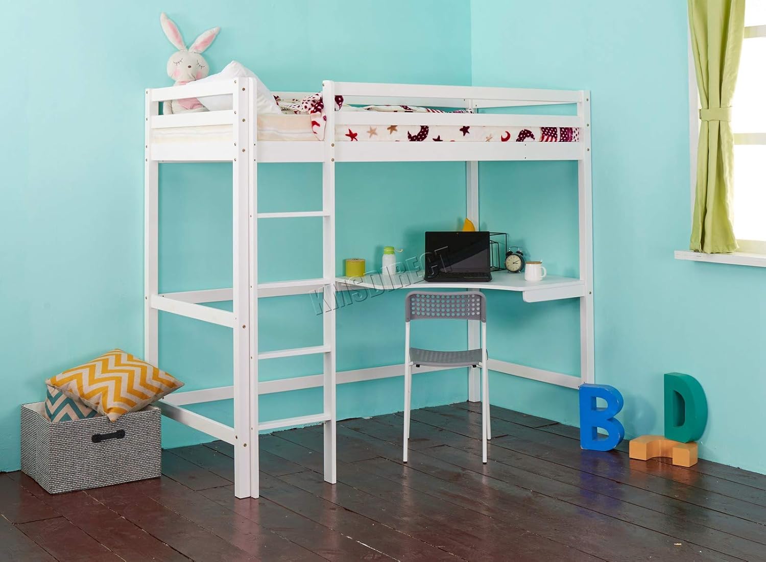 childrens bed with desk
