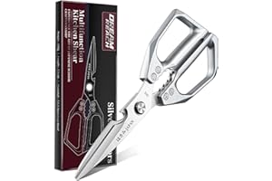 Dream Reach Kitchen Scissors All Purpose, Premium All-Metal Kitchen Shears, Heavy Duty Poultry Shears for Food, Food-Grade St