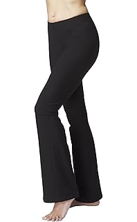 slim bootcut yoga pants