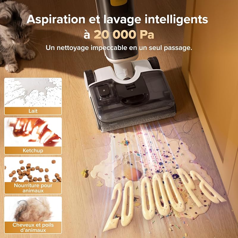 F25 GT Gen2 Set Aspirateur Laveur 20kPa, Autonettoyage 90°C
