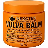 NexoTek Premium Vulva Balm for Women – Intimate Moisturizer for Dryness, Life Transitions, Sensitive Skin & Post-Shave Comfor