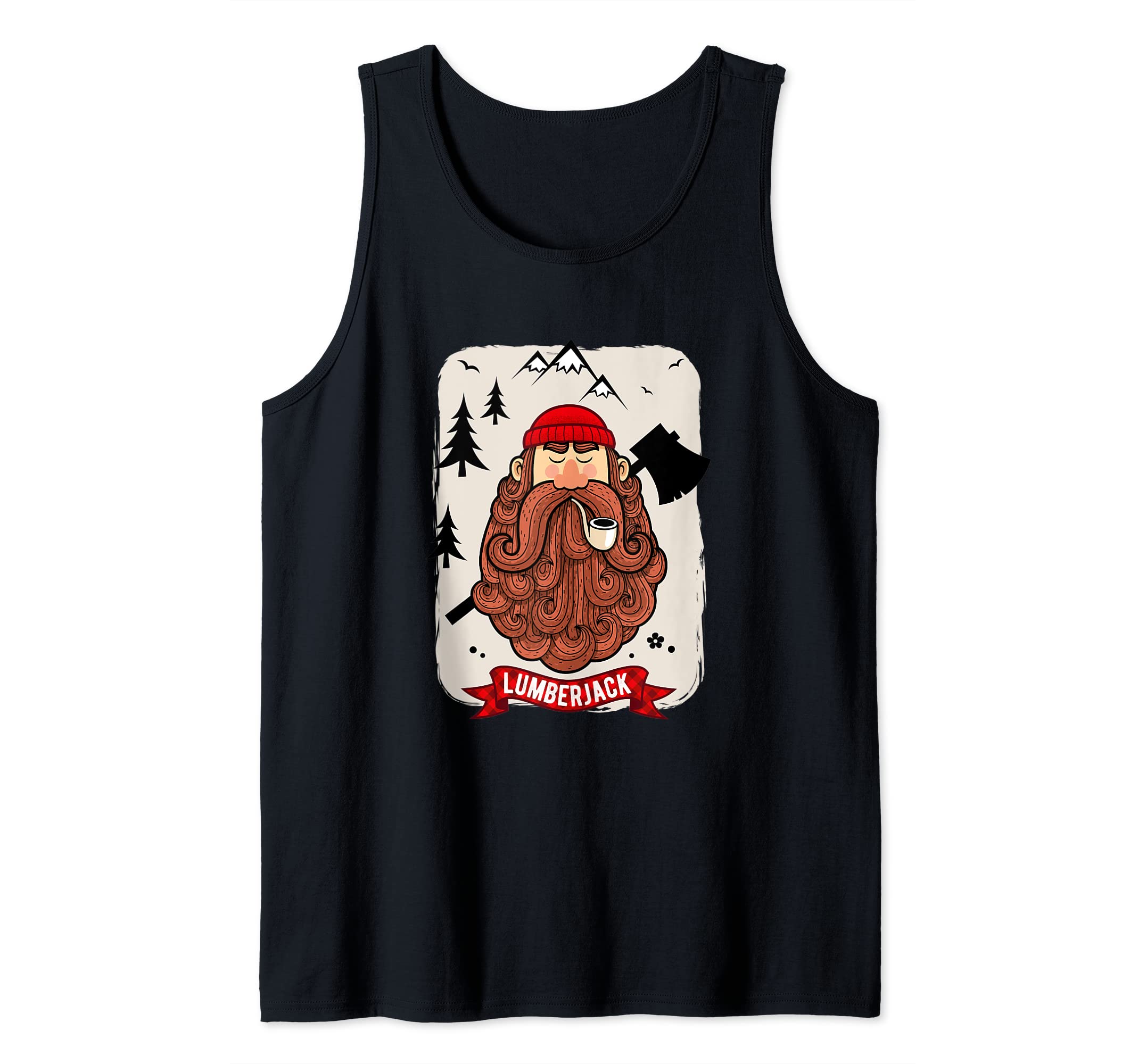 Hipster Dad Lumberjack Carpenter Woodwork Wood Craft Gift Tank Top