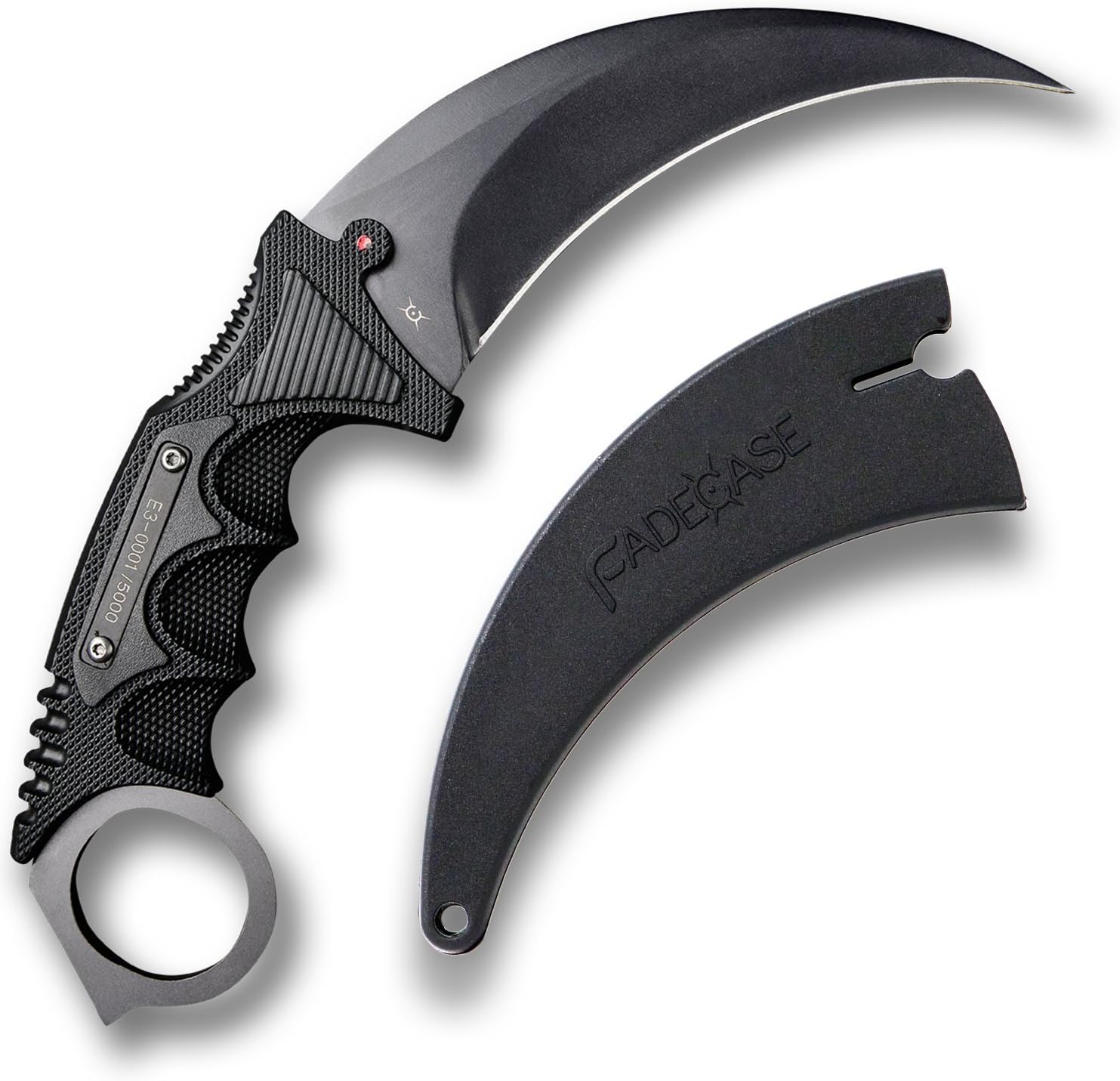 FadeCase Karambit Elite Fixed Blade Tactical Knife Collectible Skins Variation