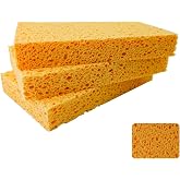 6 x 3.6 x 0.9 Inch JK SP-T22 Large Sponge, Kitchen Sponges, Handy Sponges, Cellulose Sponges, Dish Washing Sponge, Natural Sponge, Car Washing Sponge, Eco Friendly Sponge
