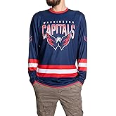 NHL Men's Game Day Long-Sleeve Performance Loose Fit Rash Guard