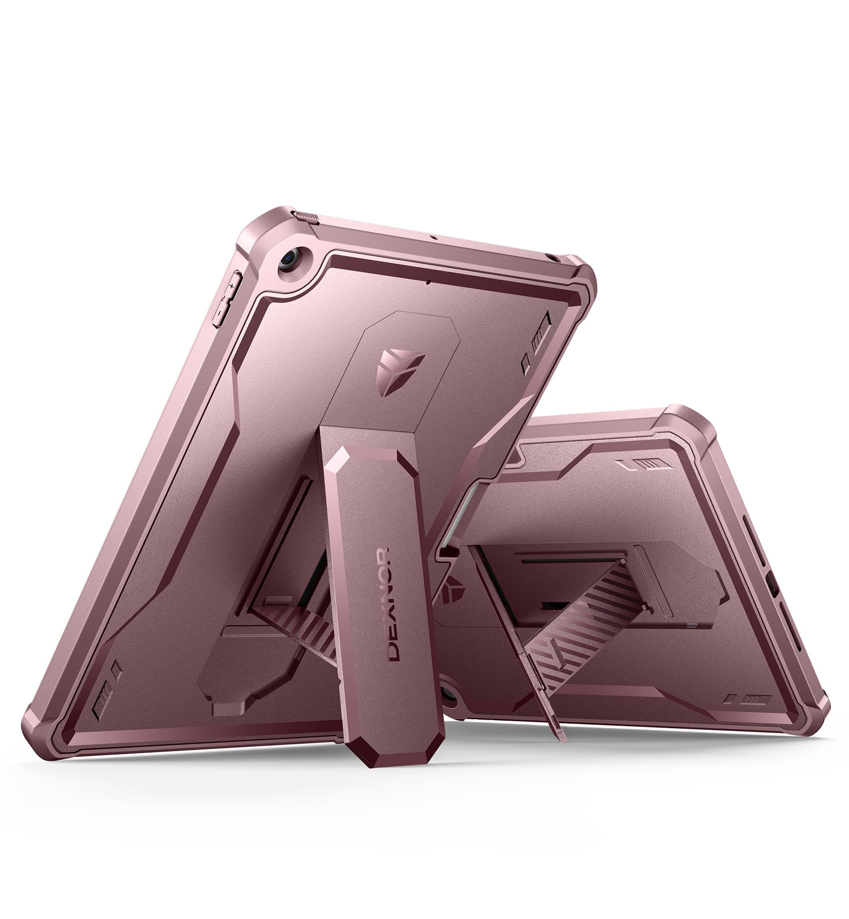 DEXNOR Case for iPad 7/8/9th Generation (2019/2020/2021 Release), 360 Protective full body Case with Built-in Screen Protector Bumper Case for iPad 10.2 inch(7/8/9th) - Pink — image 1