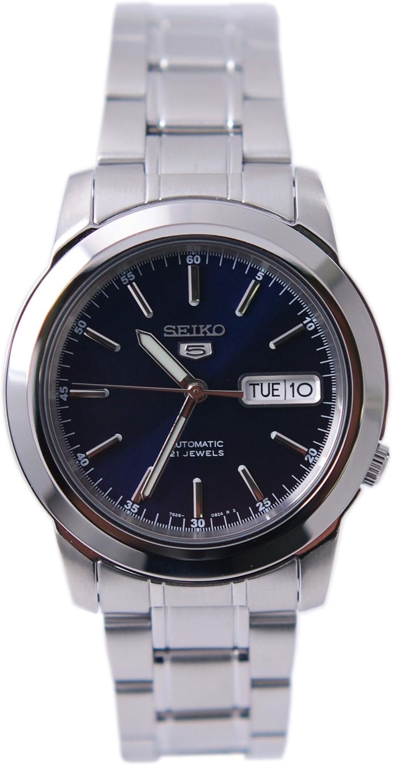 Amazon セイコー 自動巻き式腕時計 セイコー5 海外モデル ブルーダイアル Snke51k1 逆輸入品 メンズ腕時計 腕時計 通販