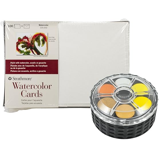 Amazon.com: Strathmore Full Size Watercolor Cards and Envelopes and Koh-I-Noor Watercolor Wheel ...