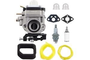 Carburionix 308054121 RY25AXB Carburetor Compatible with For Ryobi RY25 RY25AXB RY25AXBVNM 25cc Gas Jet Fan Blower with Air Filter Spark Plug Kit