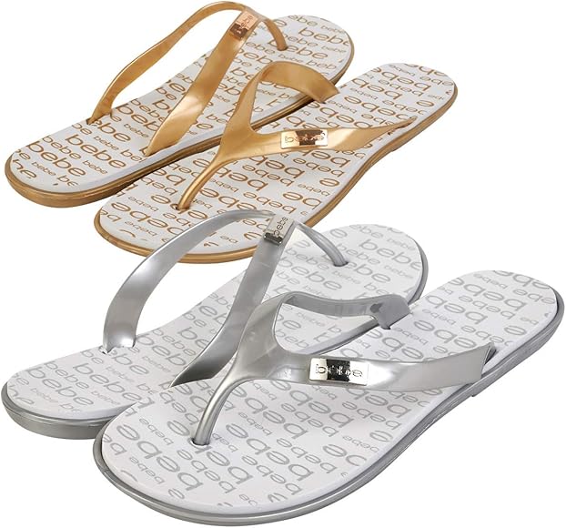 bebe flip flops amazon
