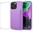 Battery Case for iPhone 14 Pro/Plus, 13 Pro Max - 2024 Upgraded Ultra-Slim 8600mAh Charging Case (6.7 inch), Purple