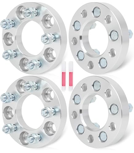4pc 5x5 To 5x110 Wheel Adapters 1.5" Thick – 71.5mm Bore, 12x1.5 Studs, USA Made