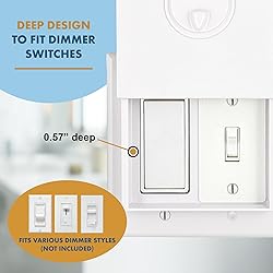 HomeStar Safety Light Switch Guard | Rocker-Toggle