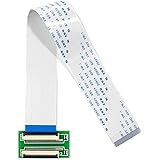 VSDISPLAY 40Pin to 40Pin ZIF 0.5mm Connector Adapter with Extension Flat Cable FFC Extend(200mm)